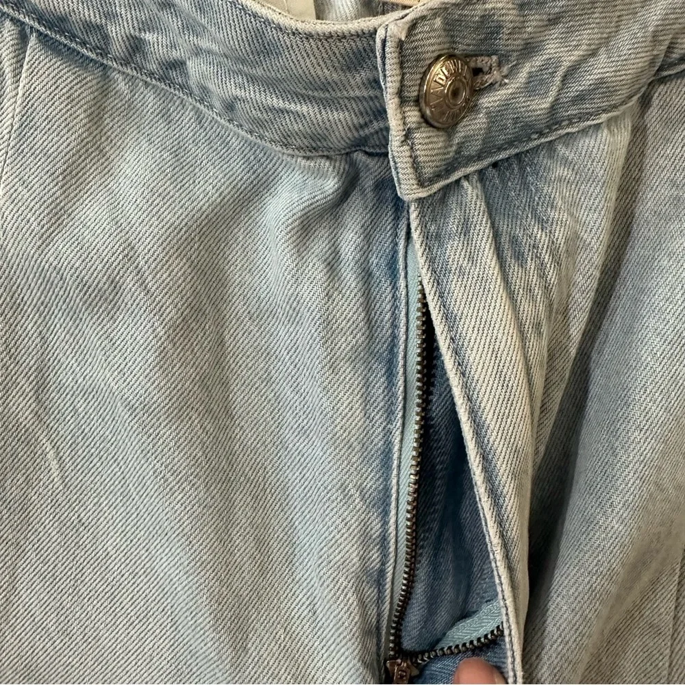 Madewell The Curvy Harlow Wide-Leg Trouser Light Wash Denim Jeans Sz W32 NWT - Picture 6 of 10